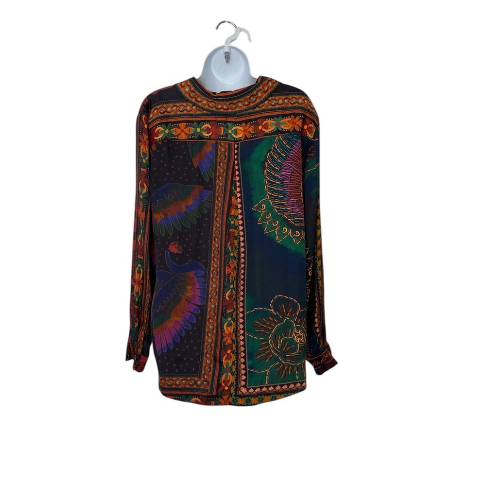 Farm Rio Multicolor Patterned Women's Top M - Picture 12 of 12